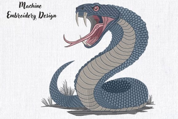 Blue Aggressive Snake Reptile Animals: A Designer's Review