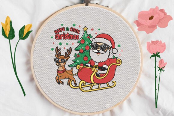 Cool Santa Funny Christmas Design Review