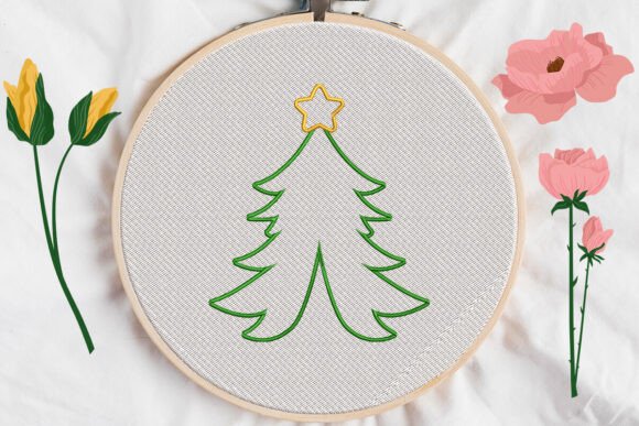 Cozy Christmas Tree Embroidery Design Review