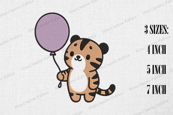 Cute Tiger with Balloon: A Designer's Review