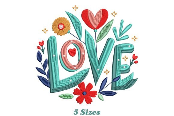 Floral Word Love Design Review