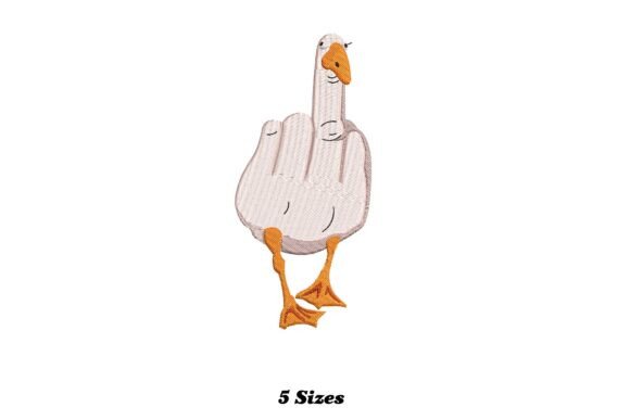 Funny Mean Goose Embroidery Review