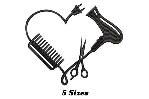 Hairstylist Heart Embroidery Design Review
