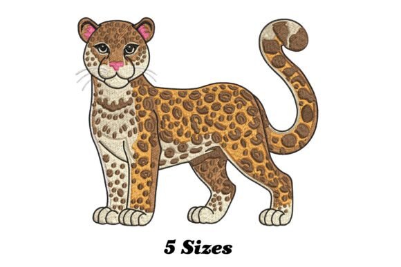 Leopard Embroidery Design Review for Small Business Merch