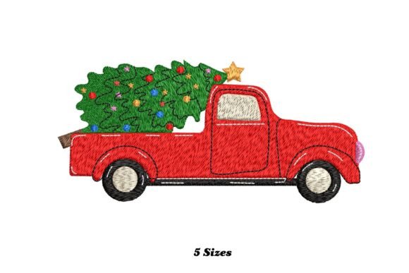 Red Truck Christmas Tree Embroidery Review