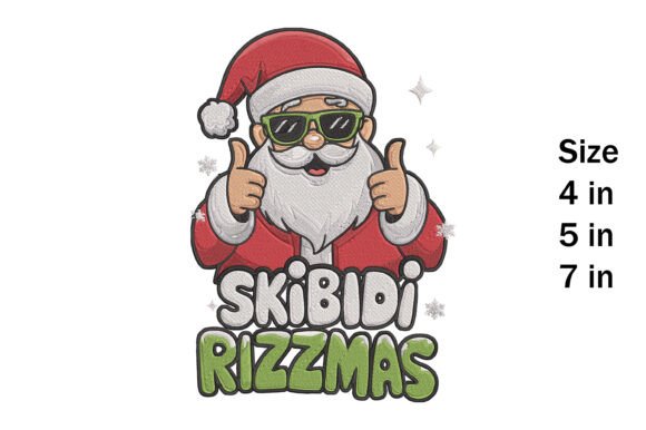 Skibidi Rizzmas Claus Funny Design Review