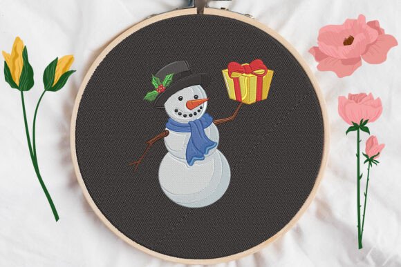 Snowman Christmas Embroidery Review